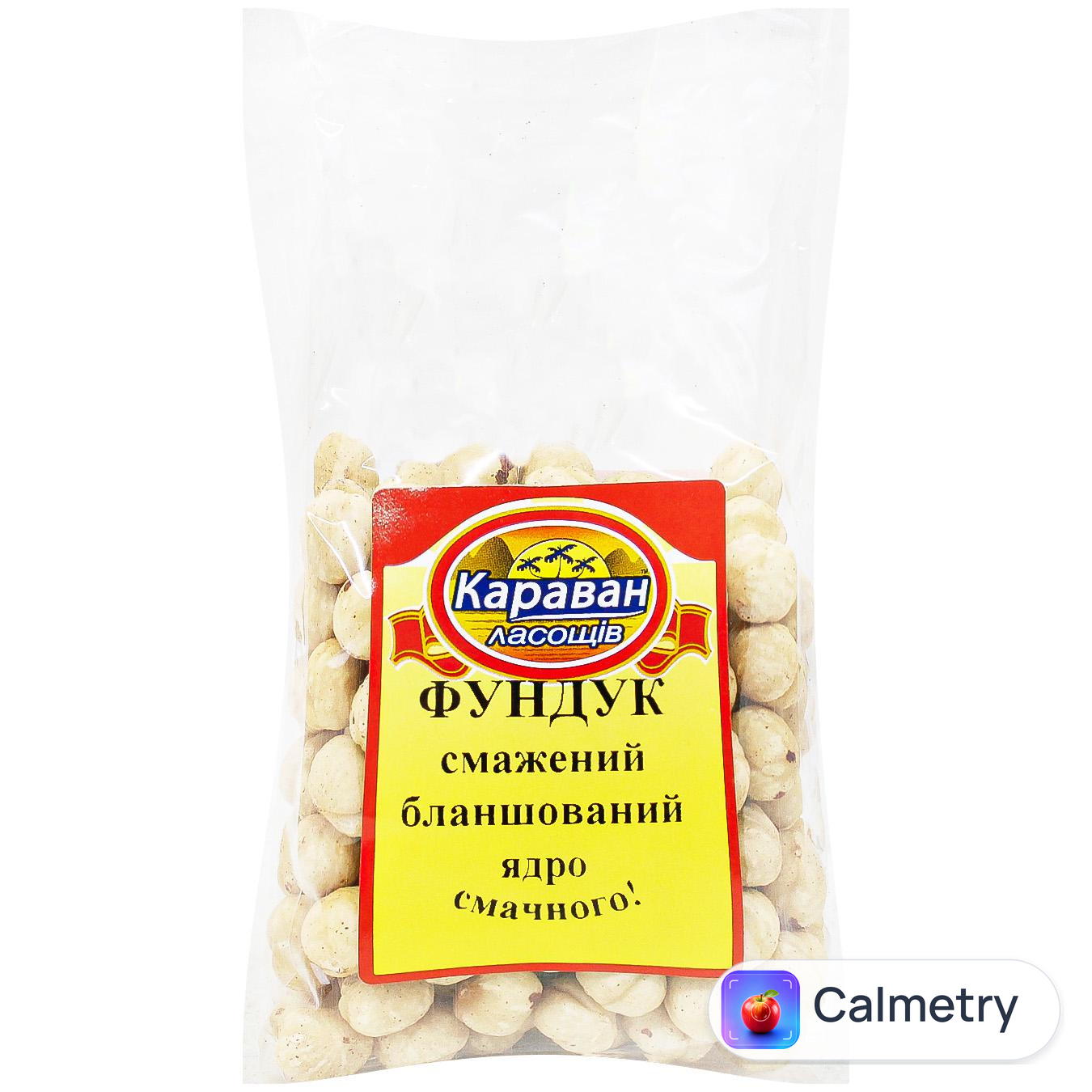 Фундук Караван ласощів смажений бланширований 180г