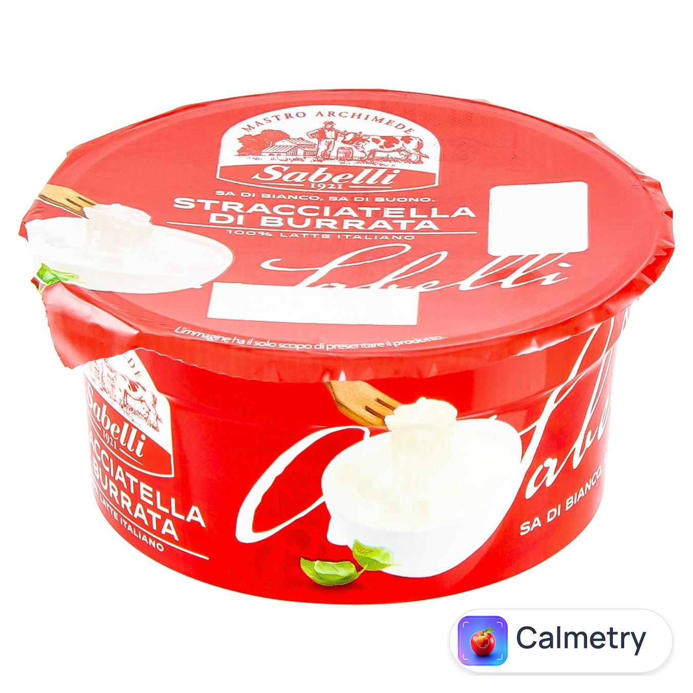 Сир Sabelli Страчателла 55% 140г — фото продукту