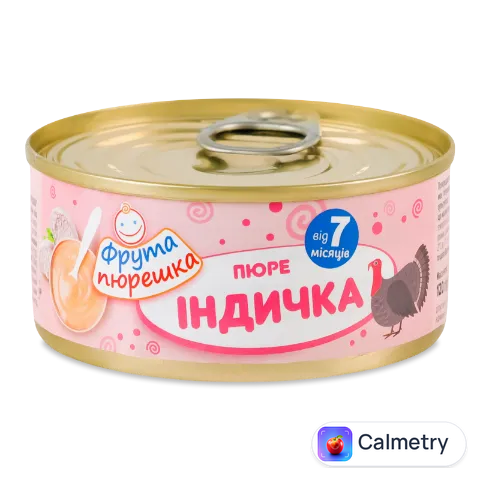 Пюре «Фрута» пюрешка індичка