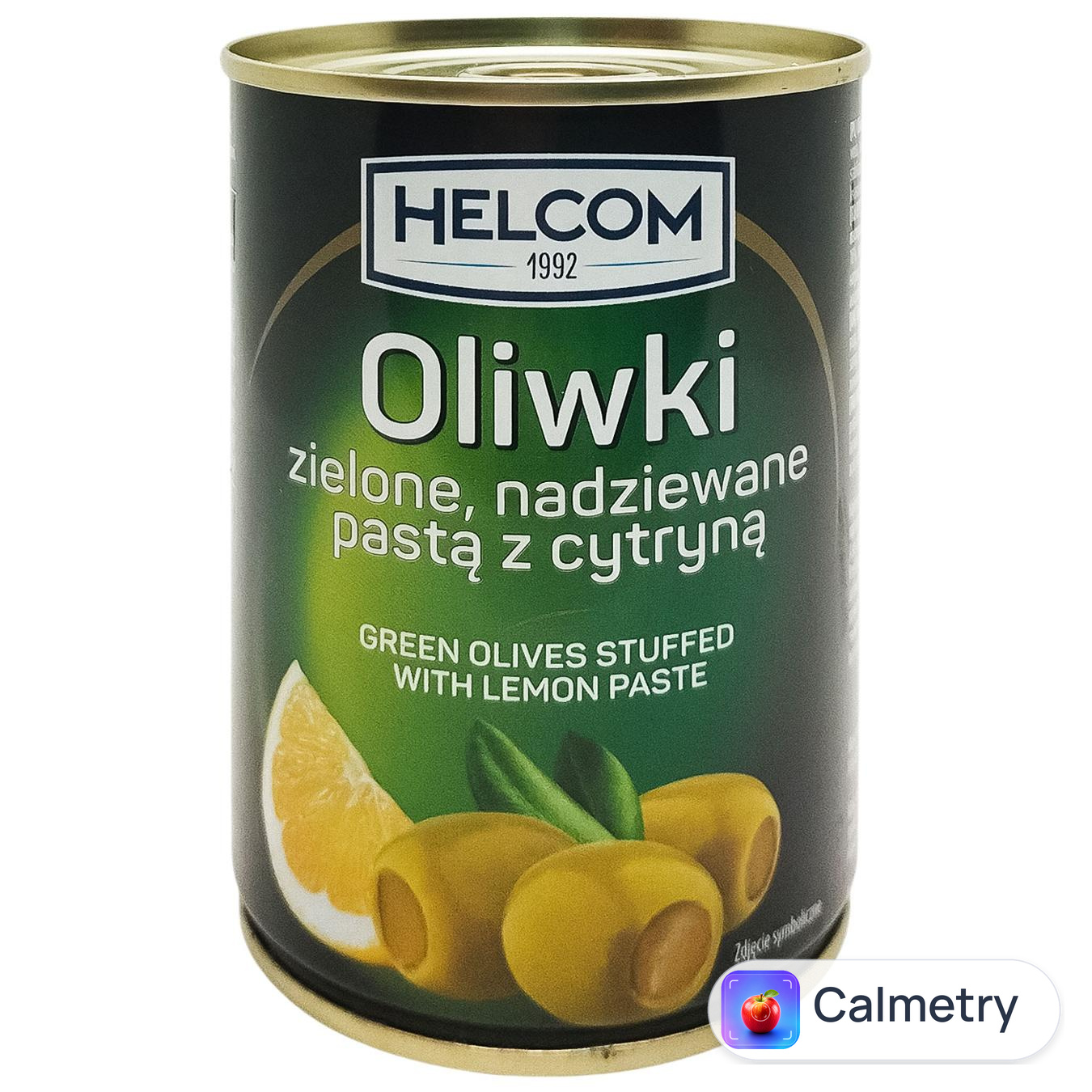 Оливки Helcom зелені фаршировані лимоном 280г