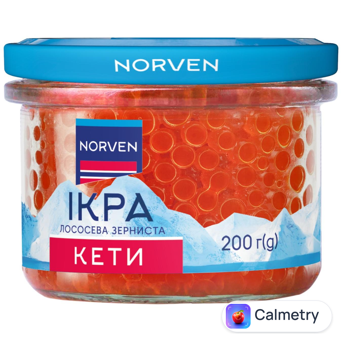 Iкра лососева Norven кети зерниста 200г