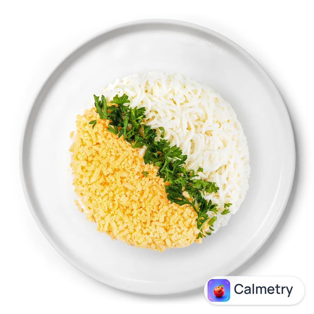 Салат з яйцями та молочною ковбасою