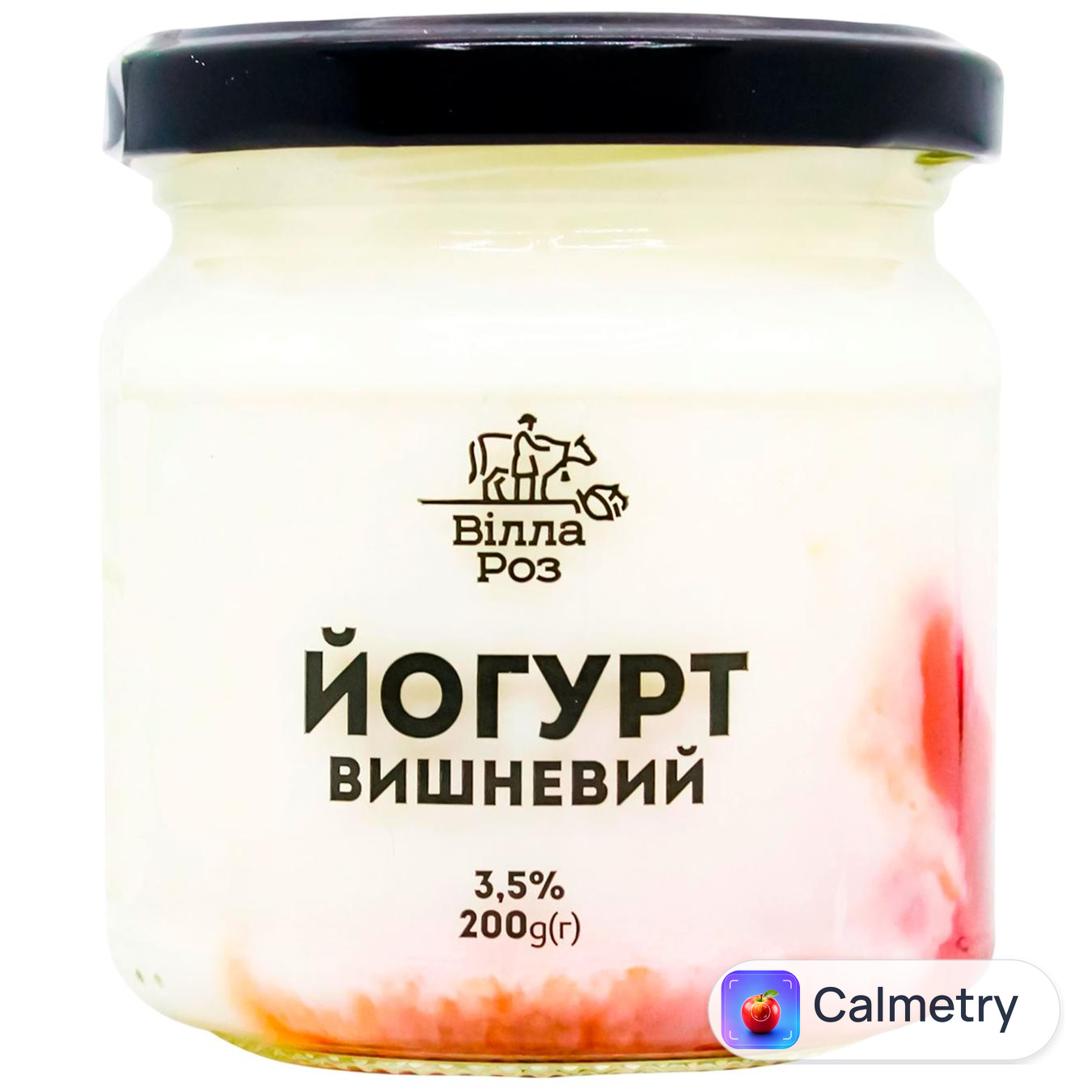 Йогурт Вілла Роз Вишневий 3,5% 200г
