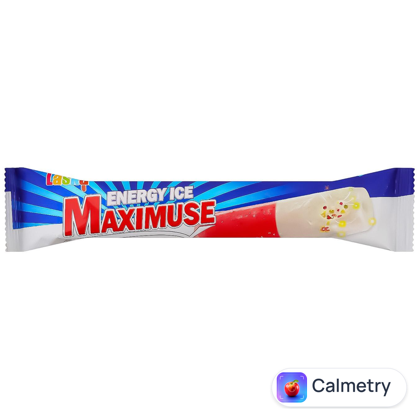 Морозиво Laska Maximuse Energy Ice лісові ягоди з вибуховою карамеллю 95г