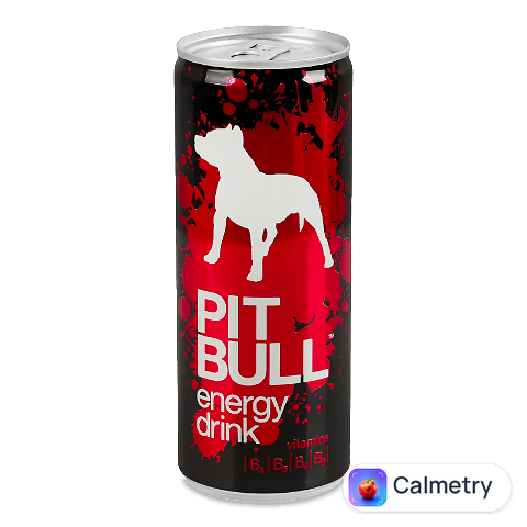 Напій енергетичний Pit Bull безалкогольний сильногазований з/б, 0,25л