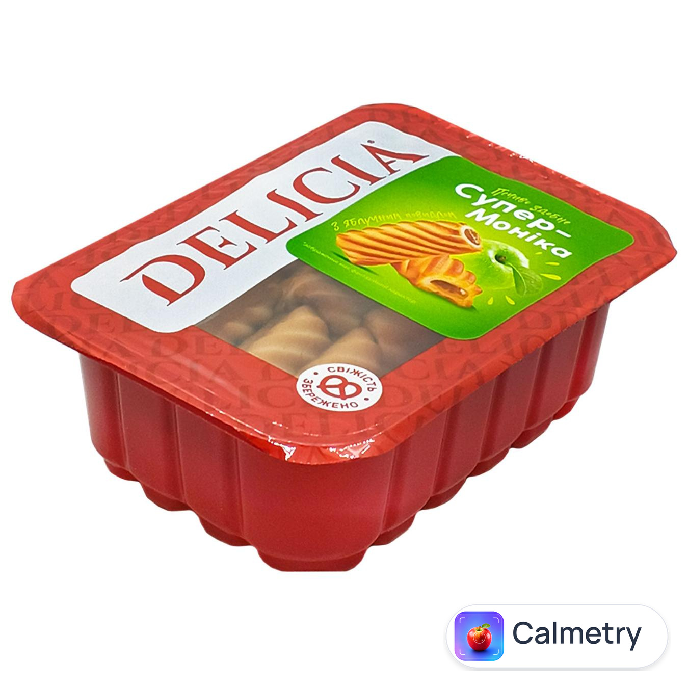 Печиво Delicia Супер-Моніка здобне з яблучним повидлом 400г