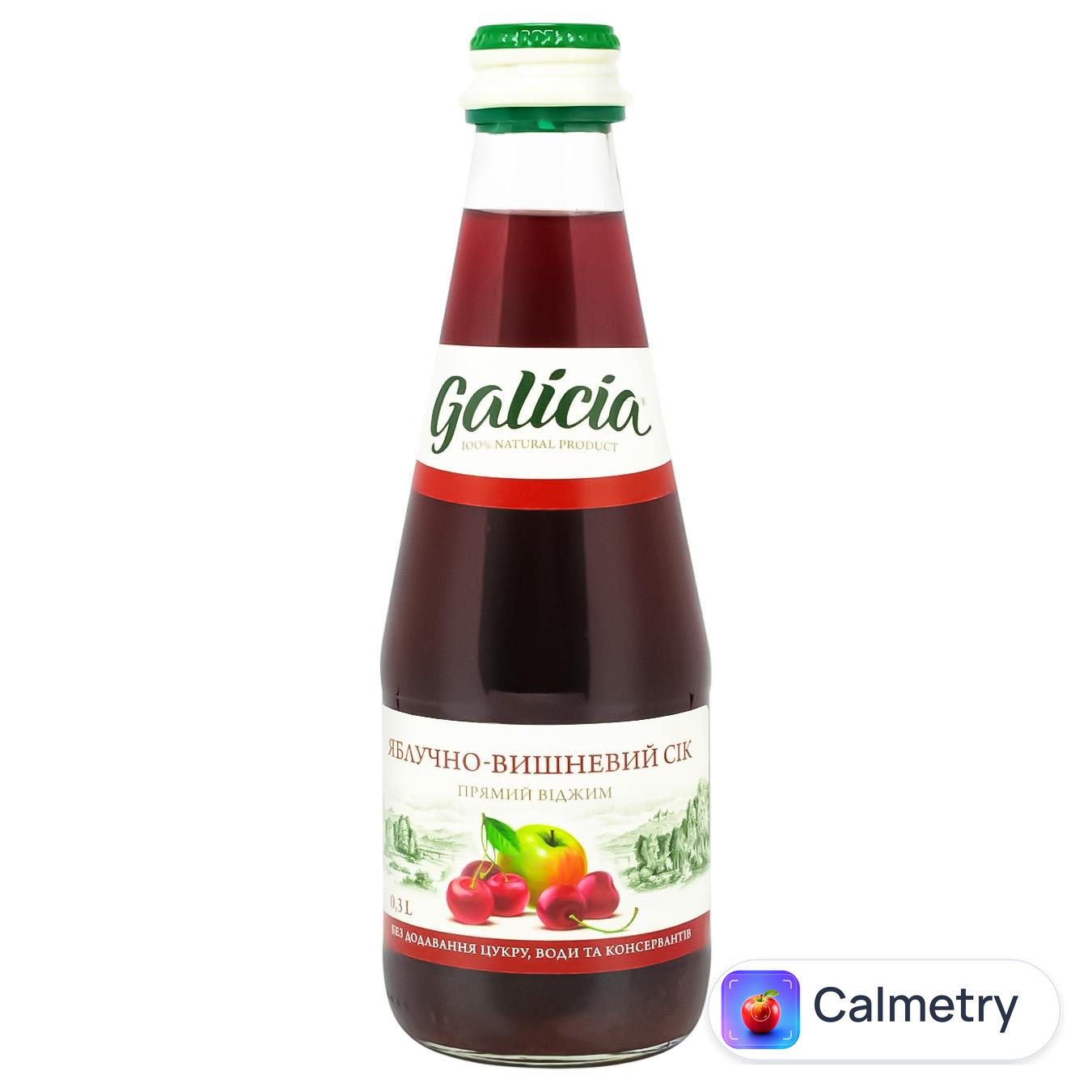 Сік Galicia яблучно-вишневий 0,3л