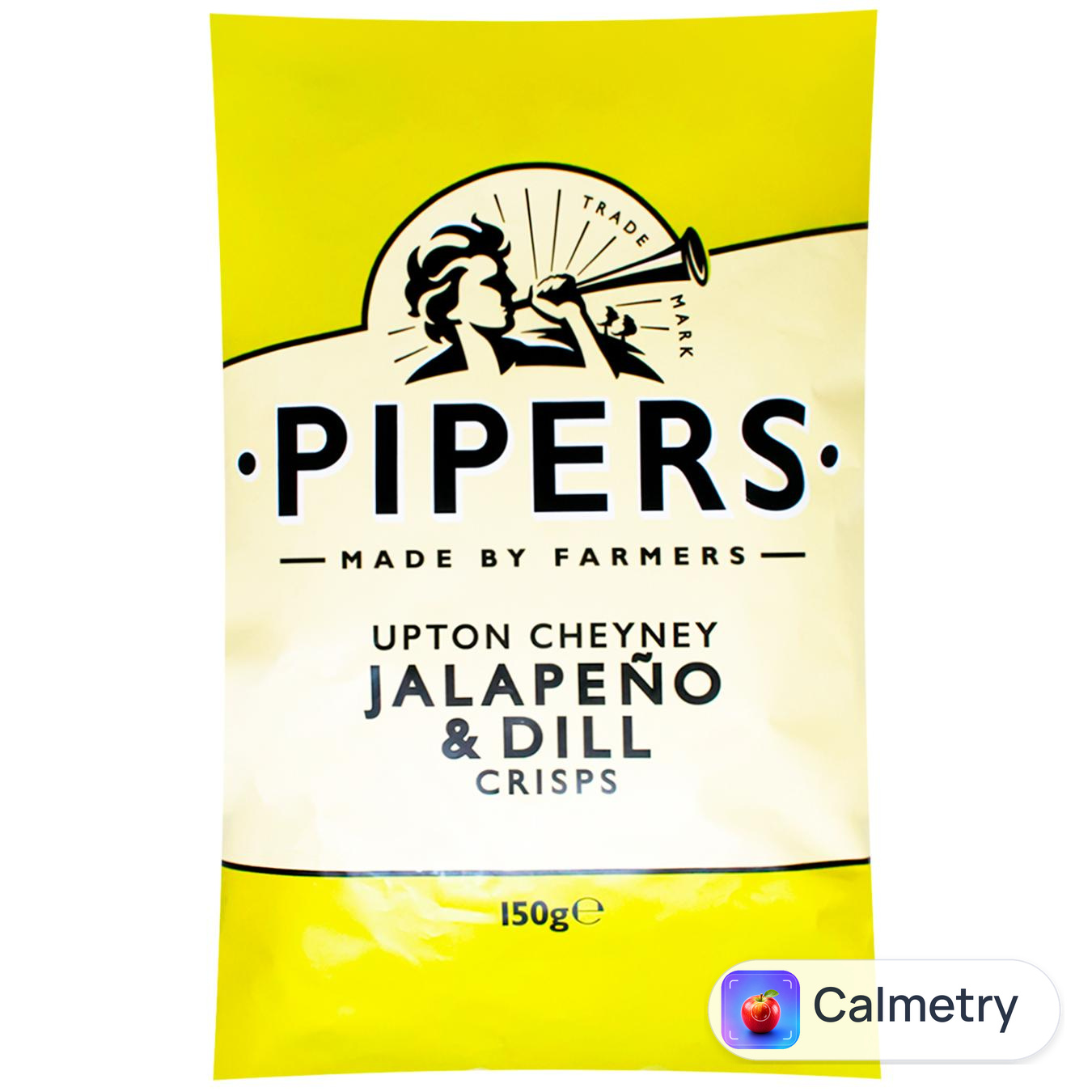 Чипси картопляні Pipers з перцем халапеньйо та кропом 150г