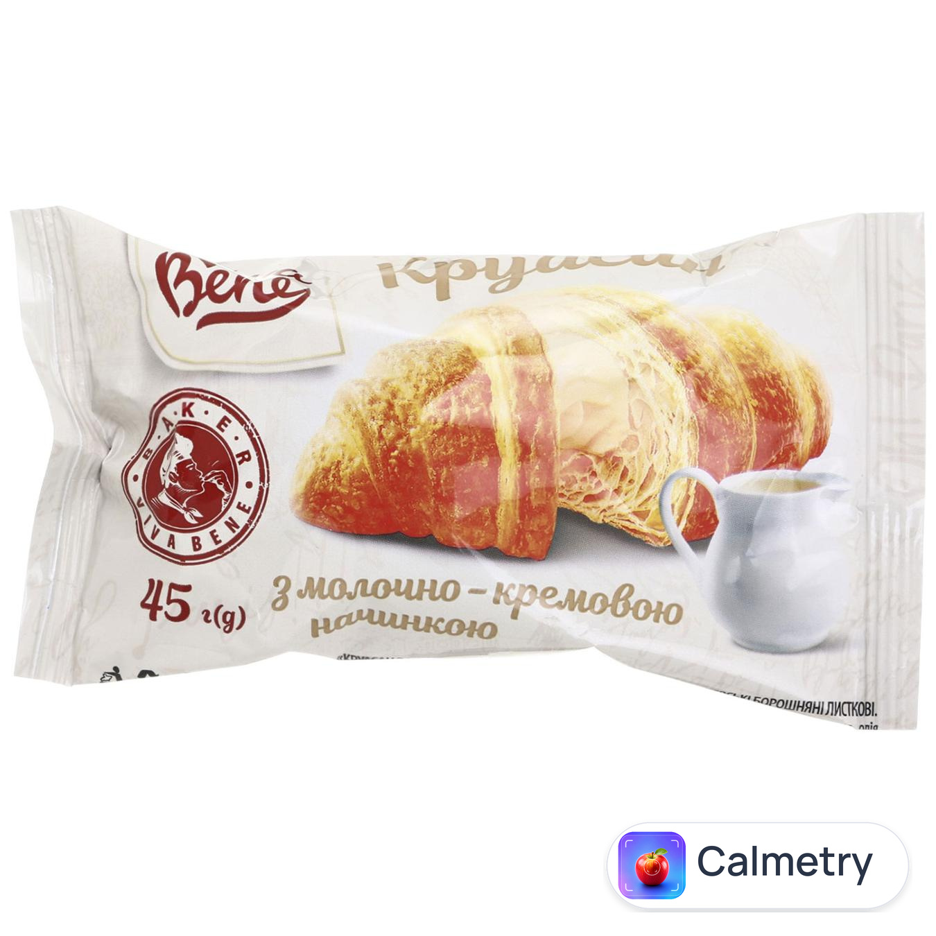 Круасан Viva Bene з молочно-кремовою начинкою 45г