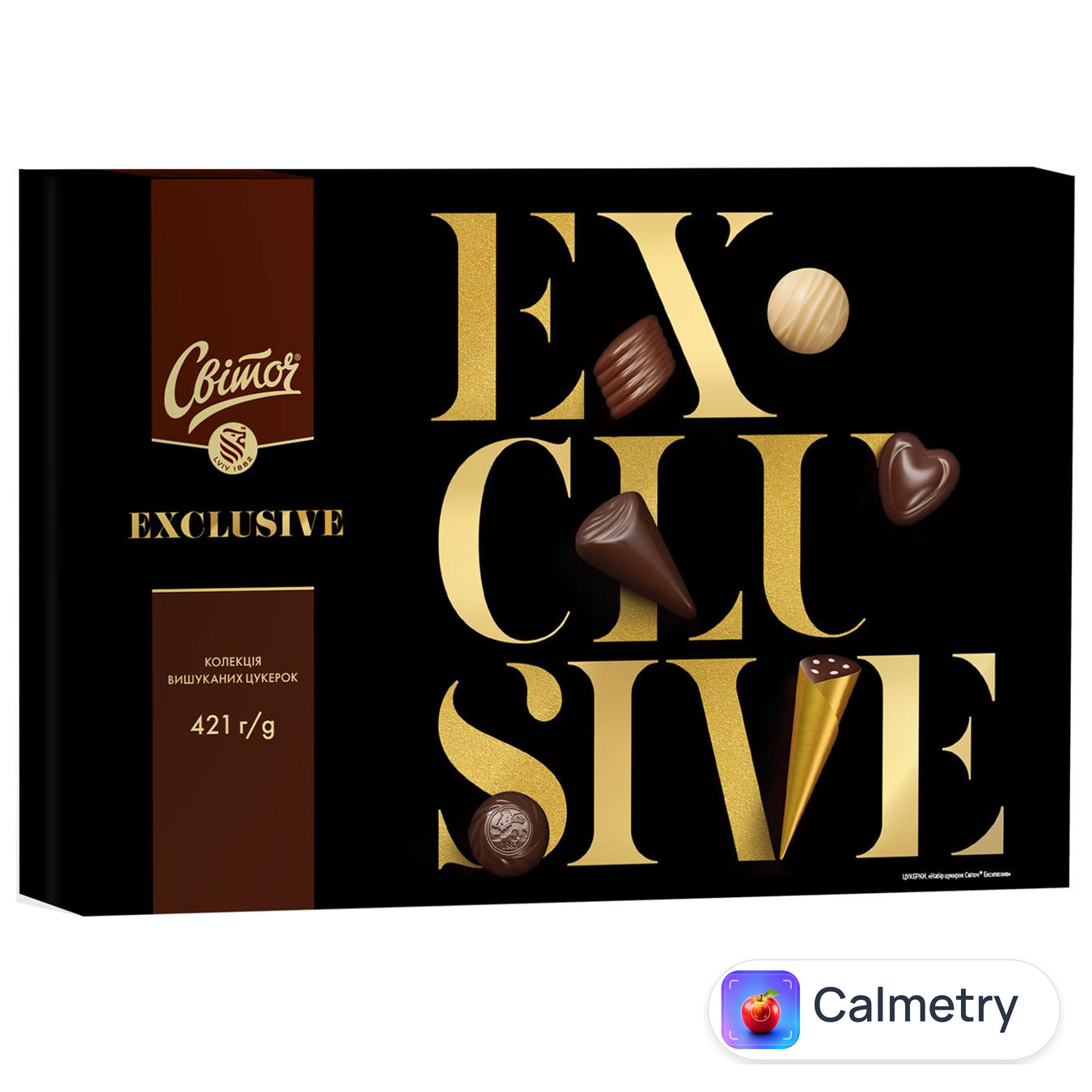 Цукерки СВІТОЧ® Exclusive 421г — фото продукту