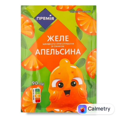 Желе «Премія»® зі смаком апельсина 90г