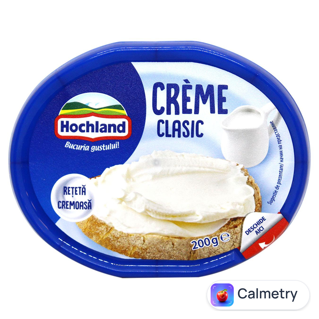 Крем-сир Hochland вершковий 60% 200г — фото продукту