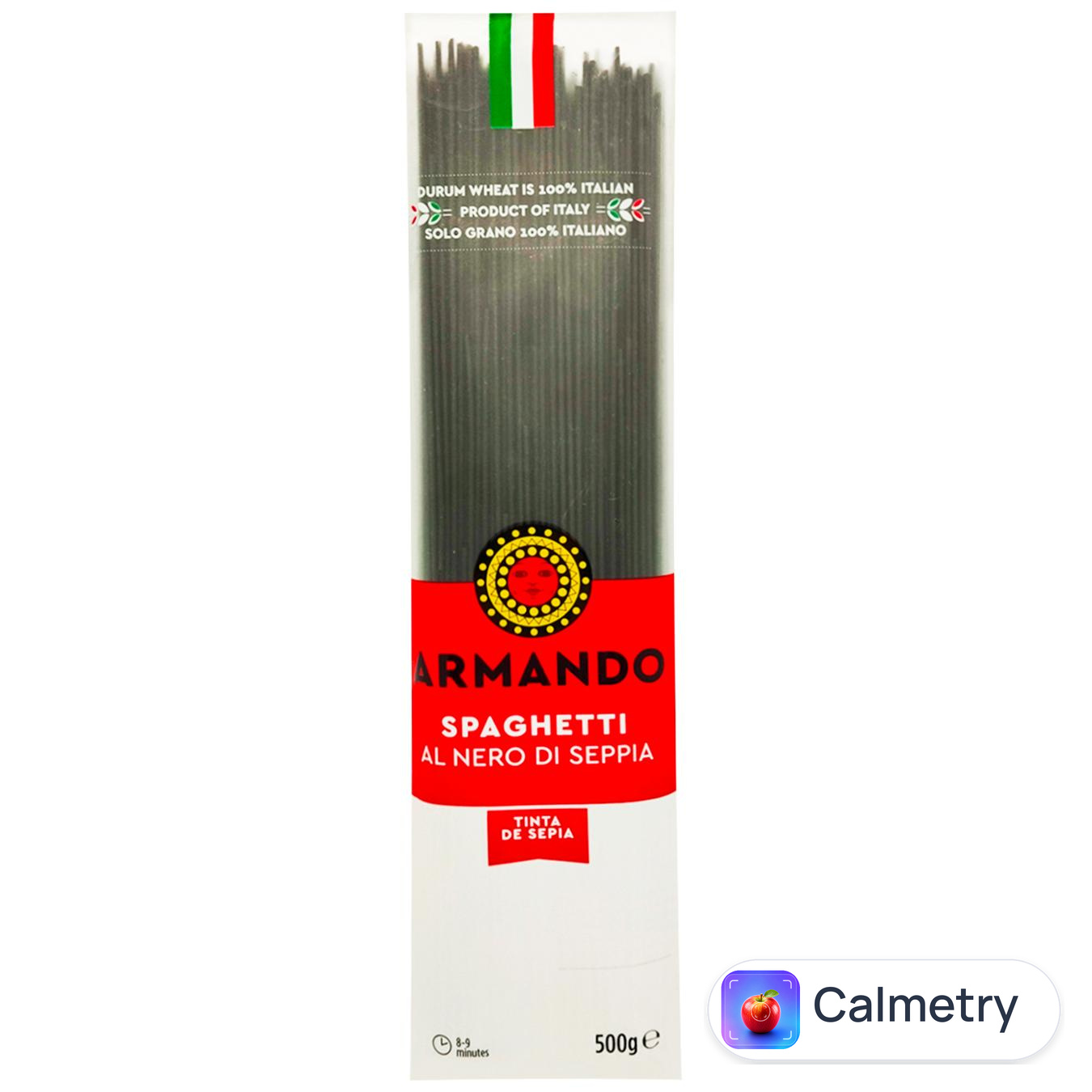 Макаронні вироби Armando Spaghetti Nero di Seppia 500г