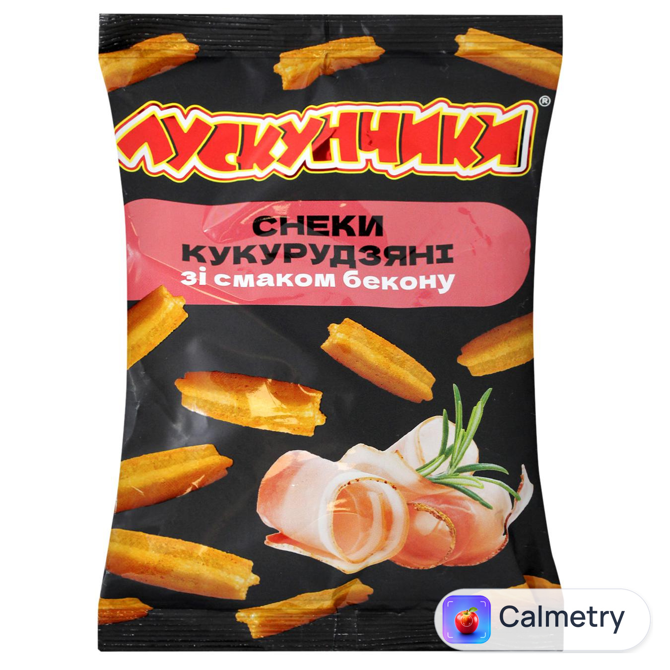 Снеки кукурудзяні Лускунчики бекон 130г — фото продукту