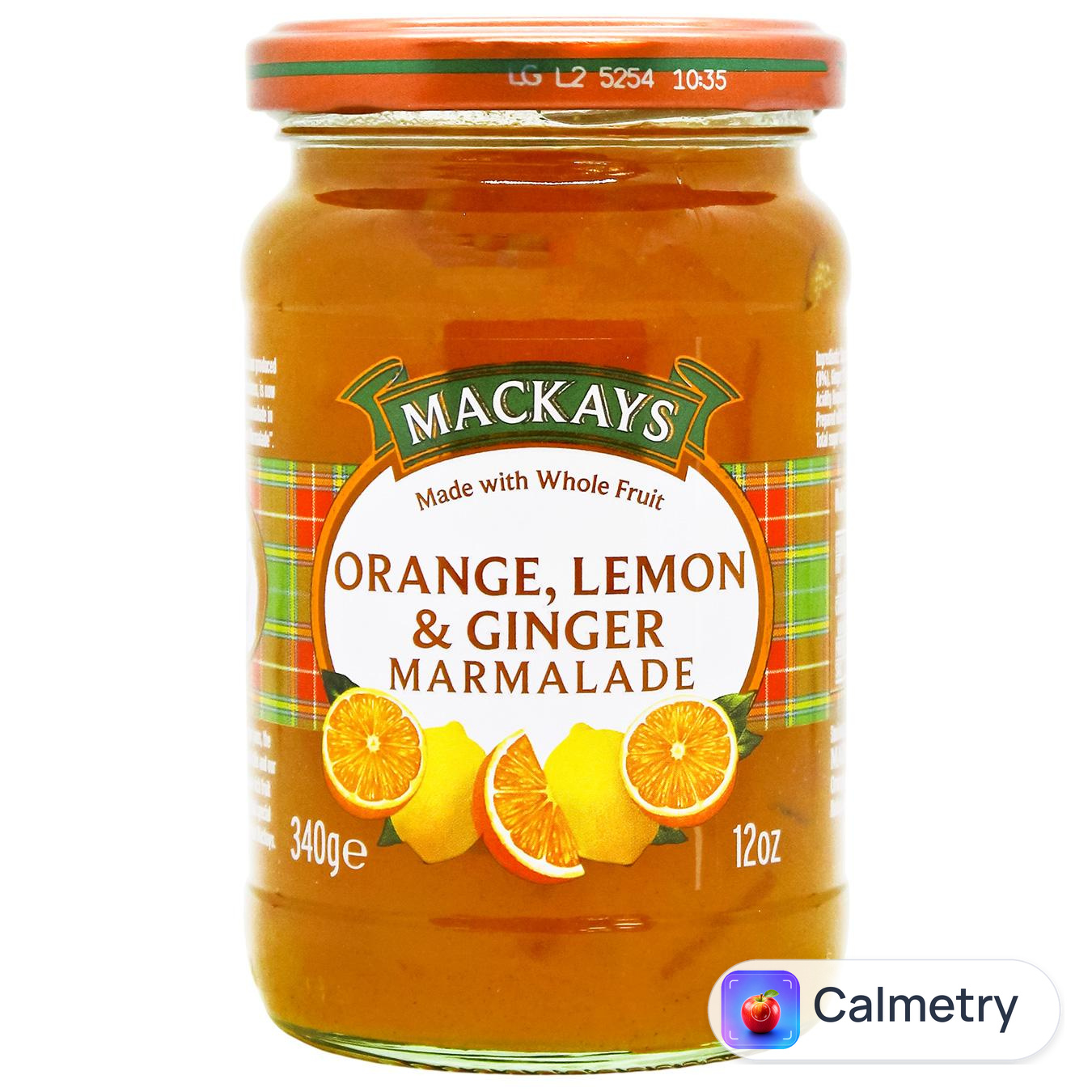 Конфітюр Mackays апельсин та лимон з імбиром 340г