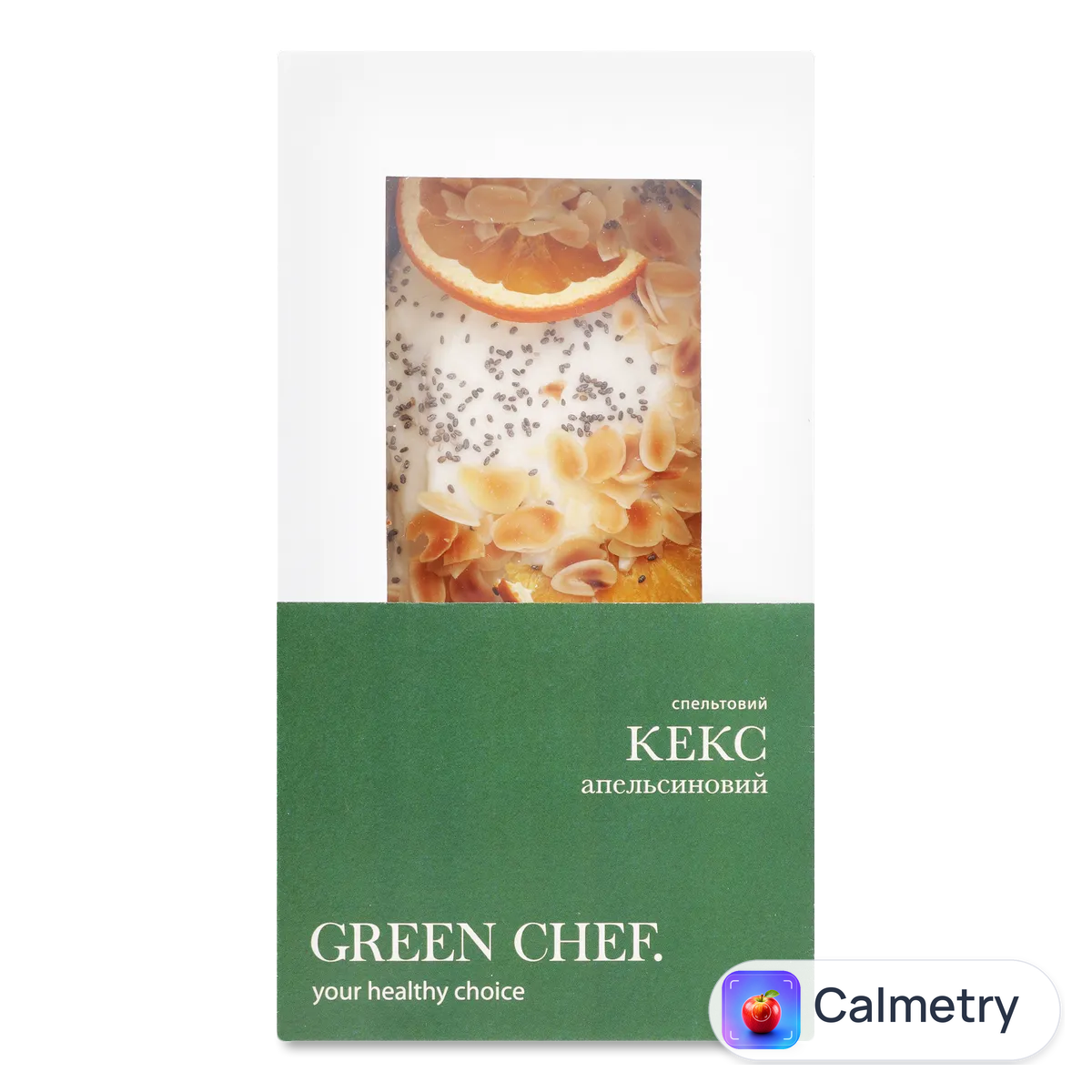 Кекс Green Chef веганський апельсиновий 500г