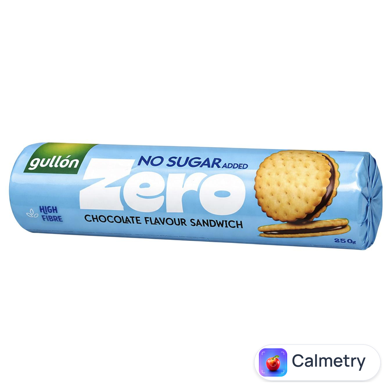 Печиво-сендвіч Gullon Diet Nature з шоколадною начинкою без цукру 250г — фото продукту