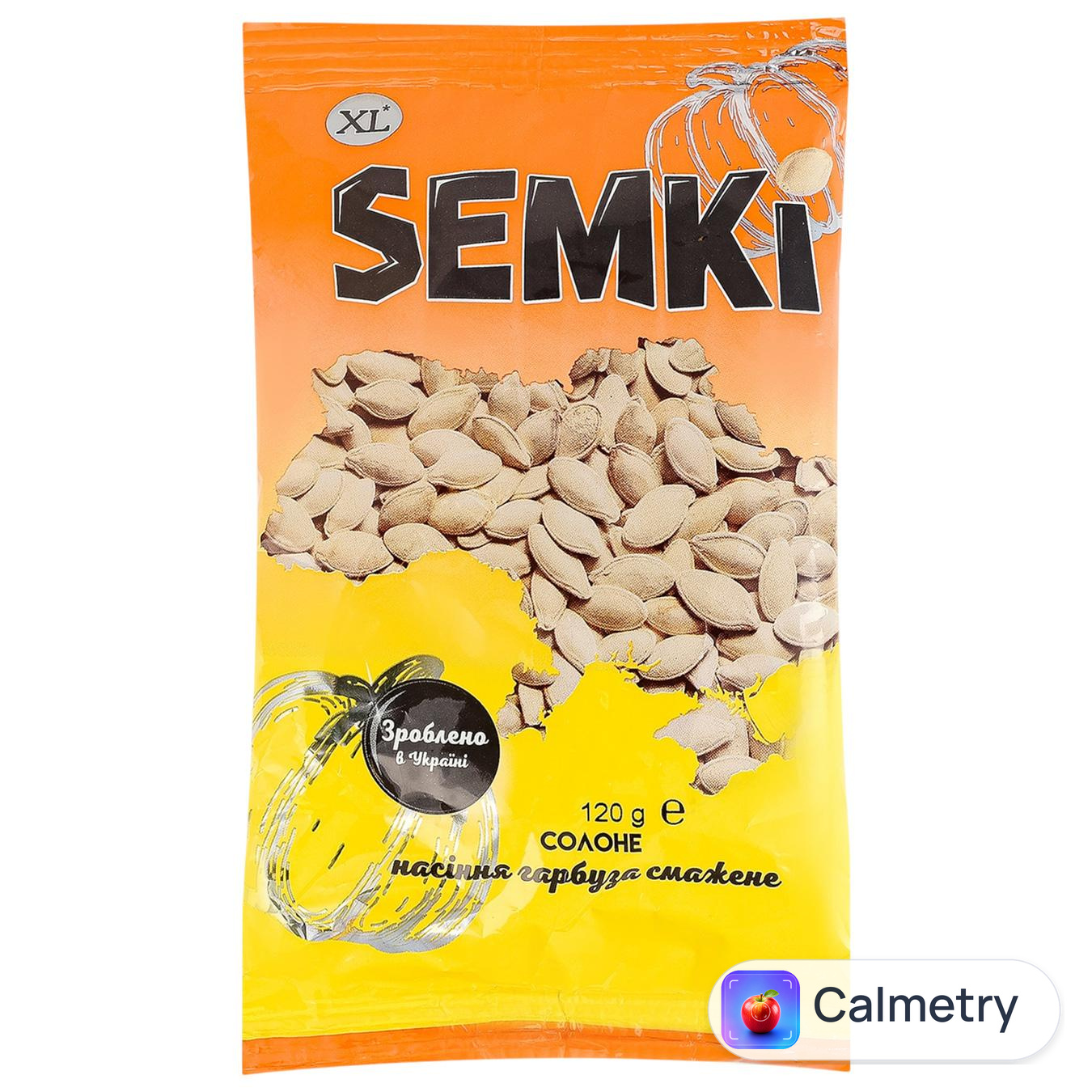 Насіння гарбуза Semki XL смажене солоне 120г — фото продукту