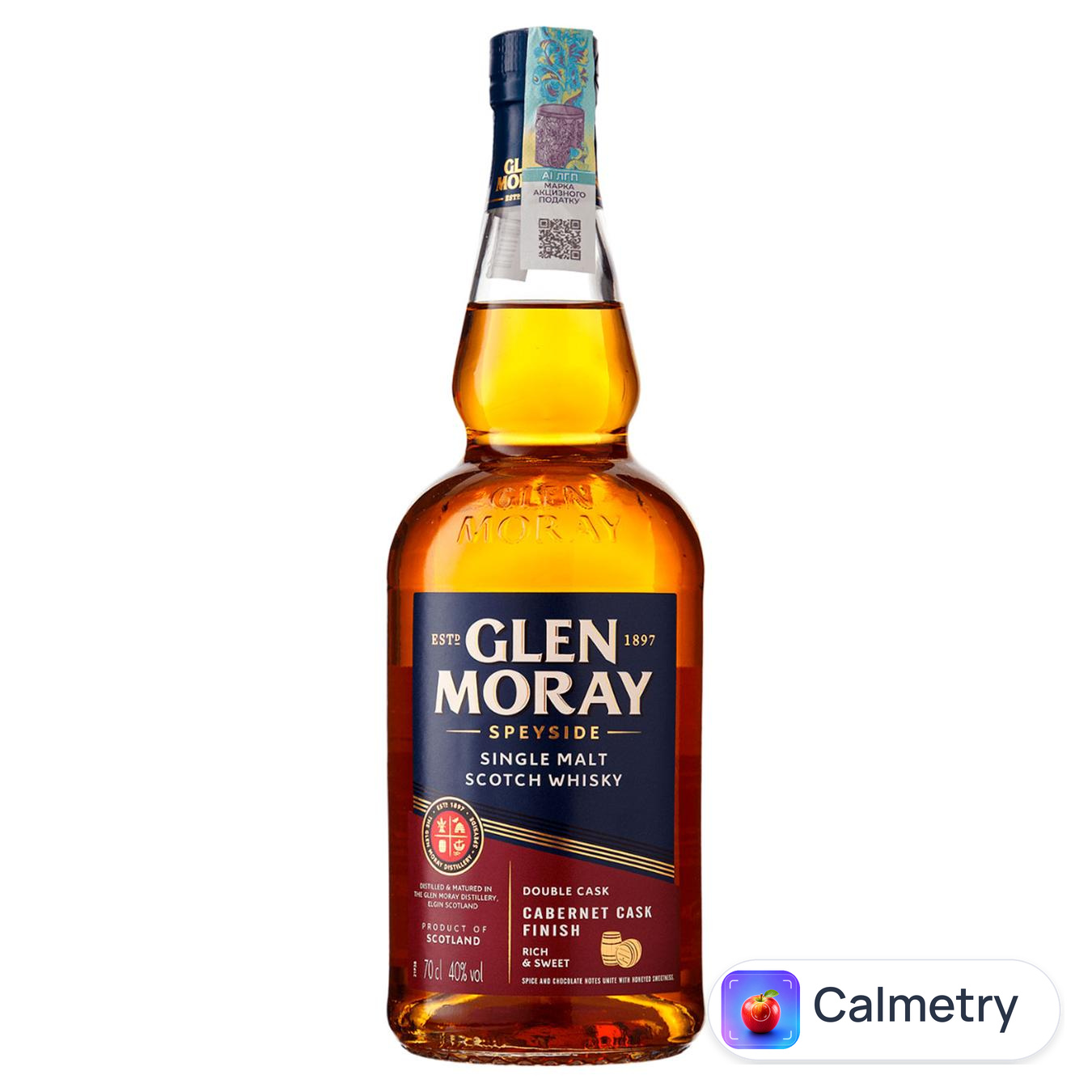 Віскі Glen Moray Cabernet Cask Finish 40% 0,7л