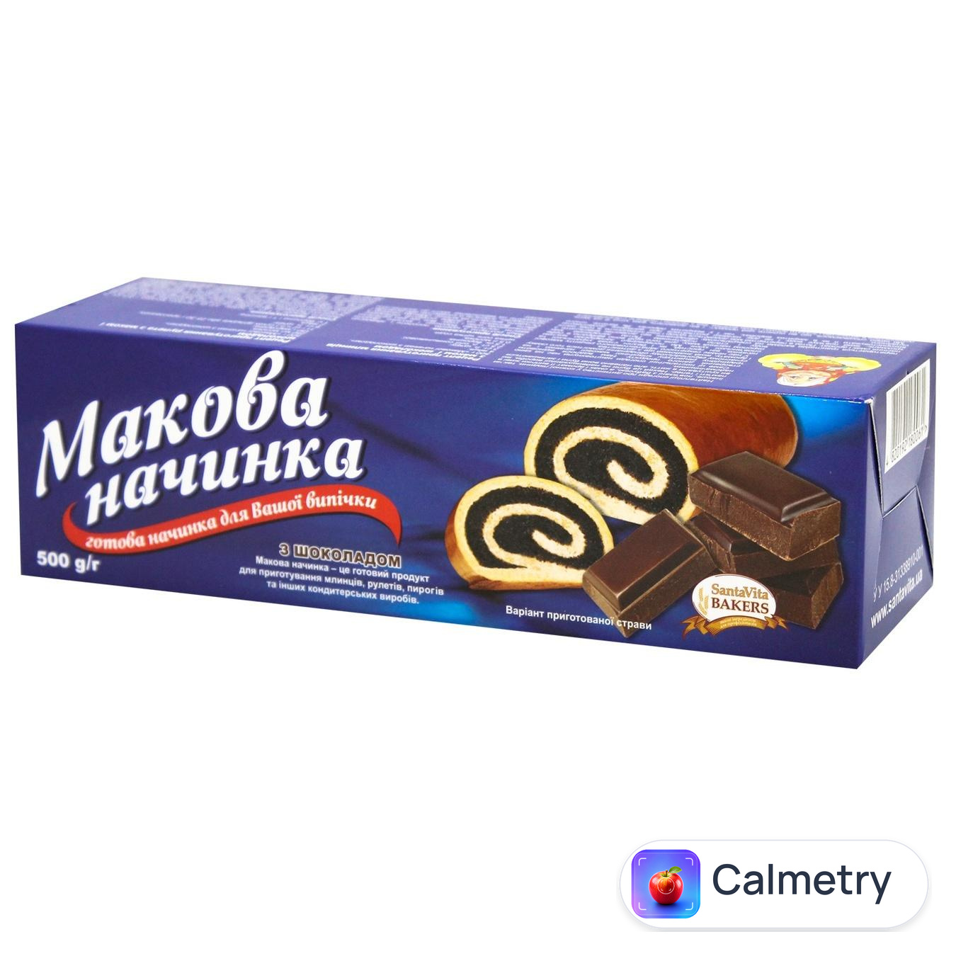 Макова начинка Santa Vita з шоколадом 500г