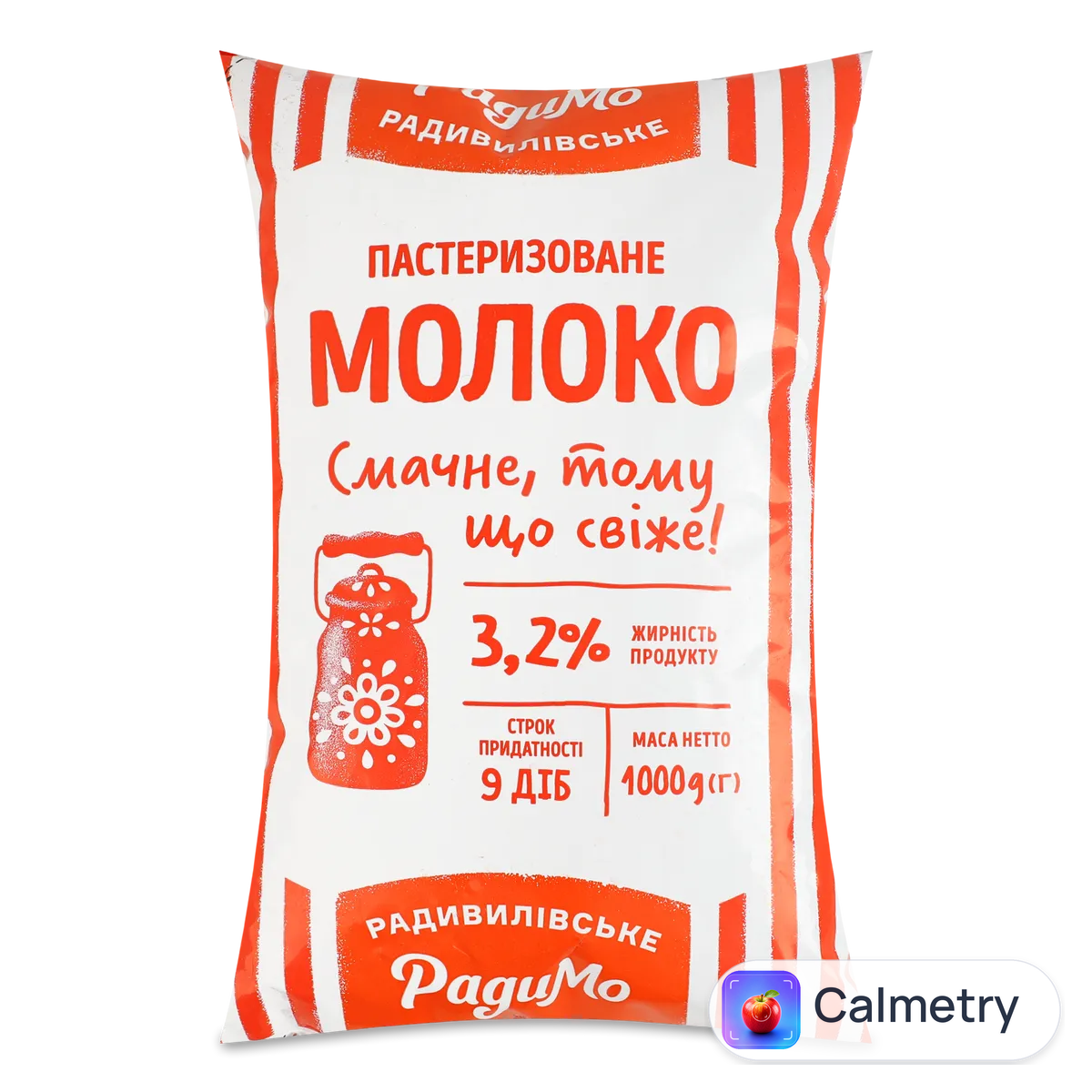 Молоко пастеризоване «РадиМо» 3,2% 1000г