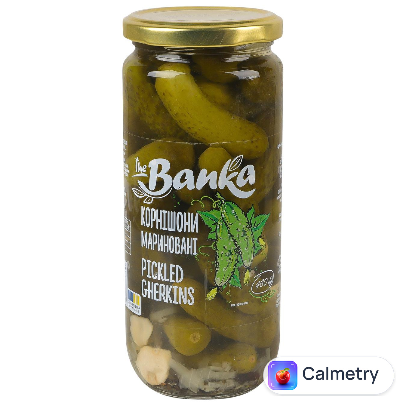 Огірки The Banka корнішони мариновані 460г — фото продукту