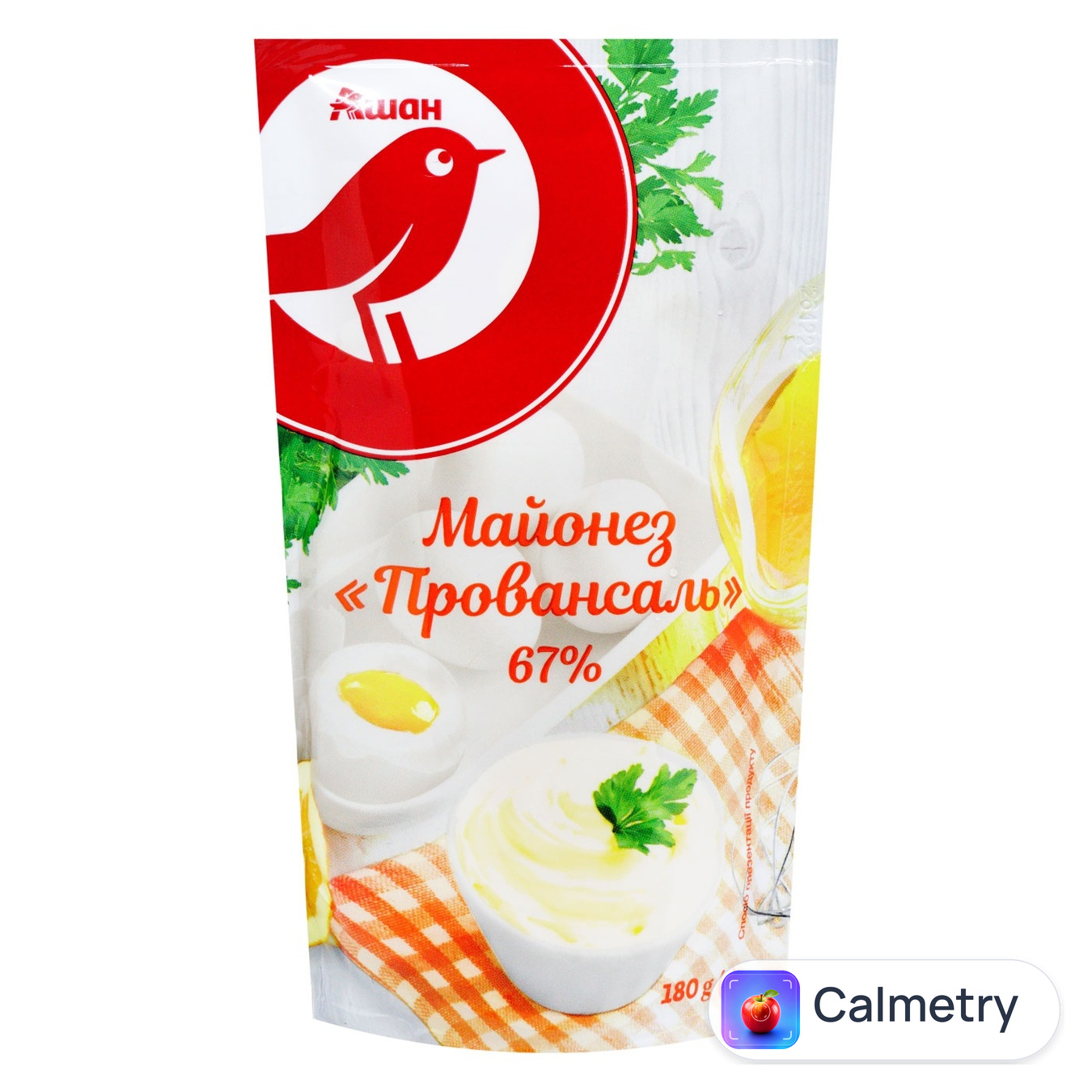 Майонез Auchan Провансаль 67% 180г