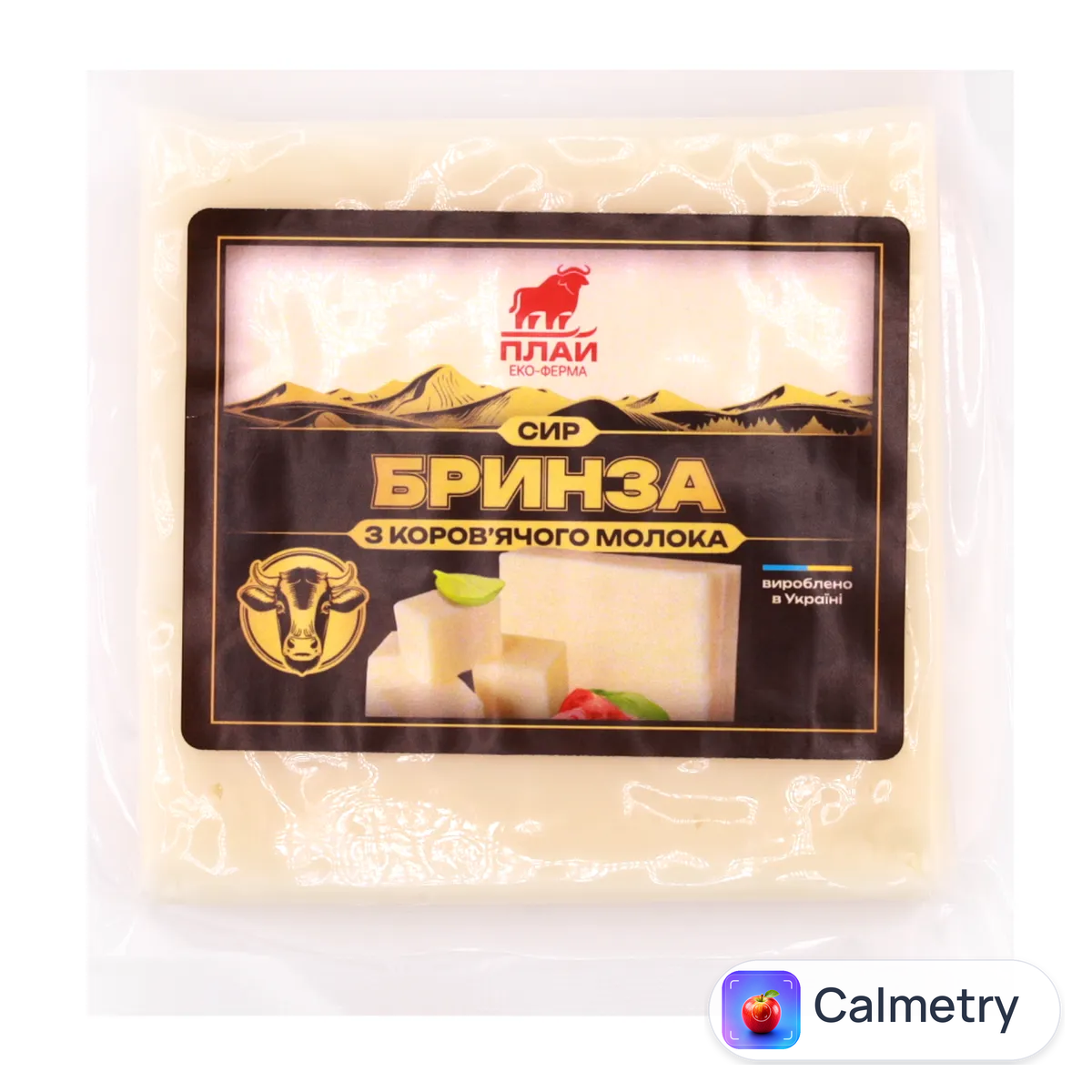 Сир Лавка традицій Плай Бринза розсільна 30% з коров'ячого молока Еко-ферма Плай