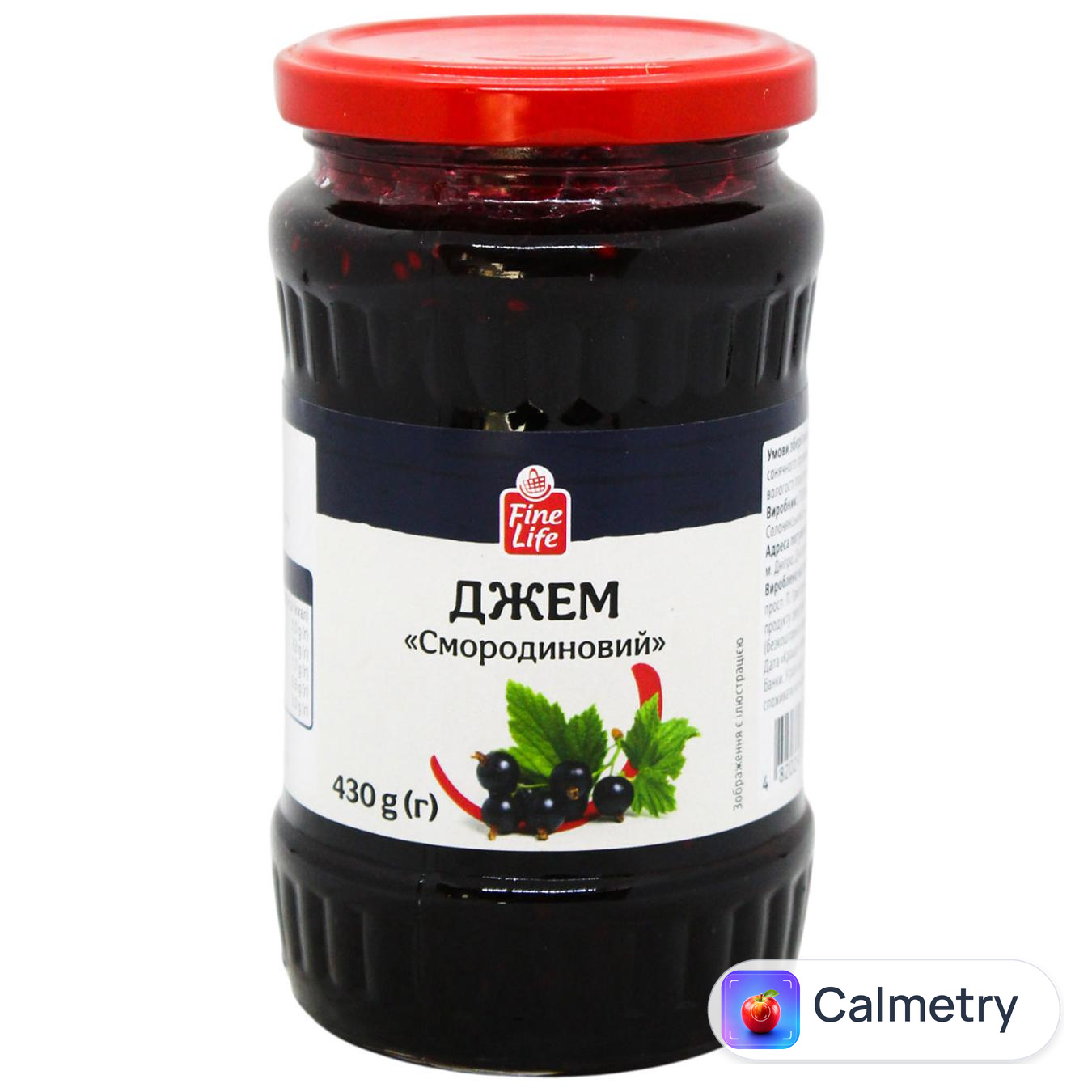 Джем Fine Life Смородиновий 430г