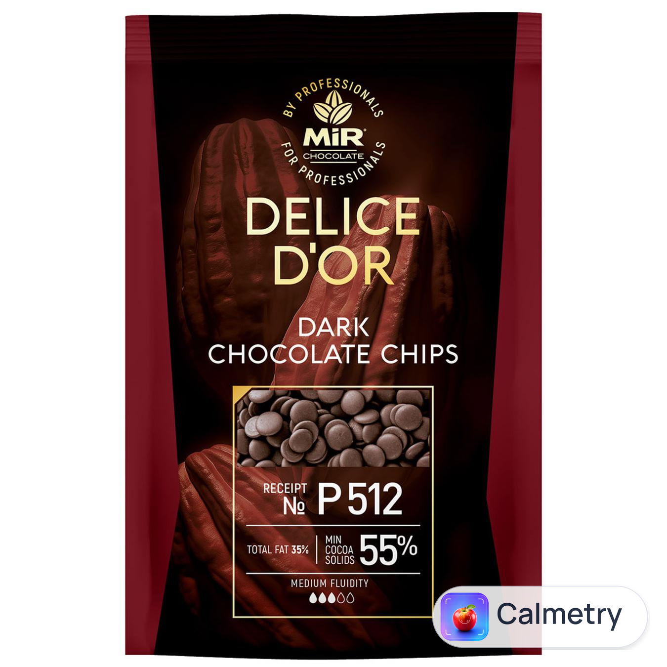 Шоколад чорний MiR Delice D'or диски Р512 55% 500г