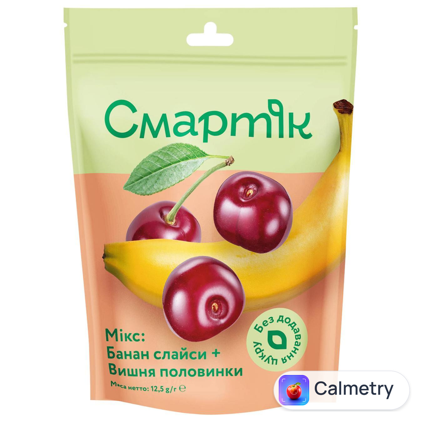 Мікс Смартік банан слайси+вишня половинки 12,5г