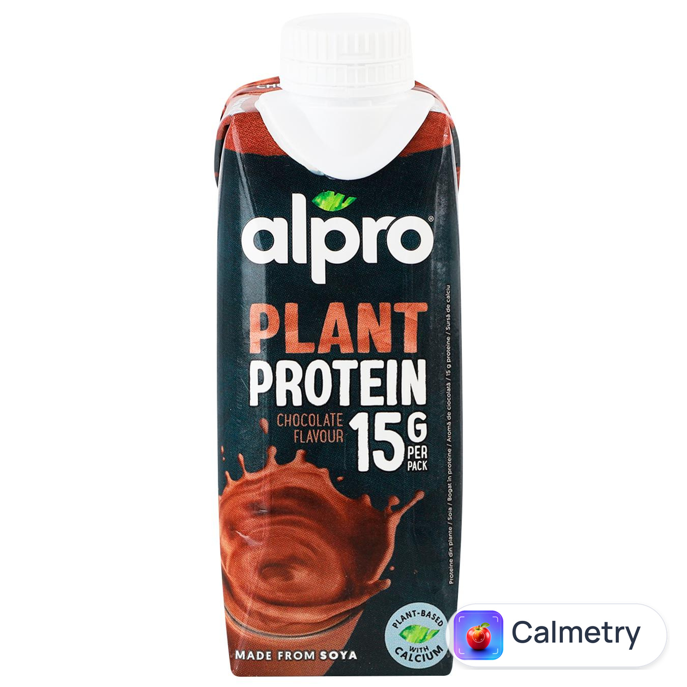 Напій соєвий Alpro Plant Protein високобілковий смак шоколаду 250мл — фото продукту