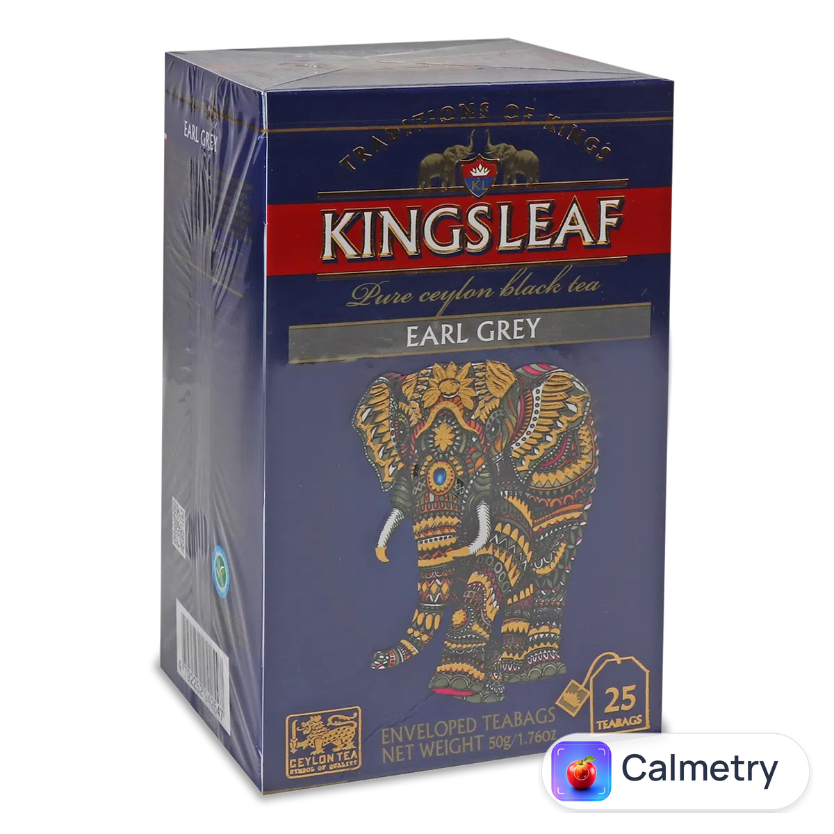 Чай чорний Kingsleaf Earl Grey, конверт 25*2г