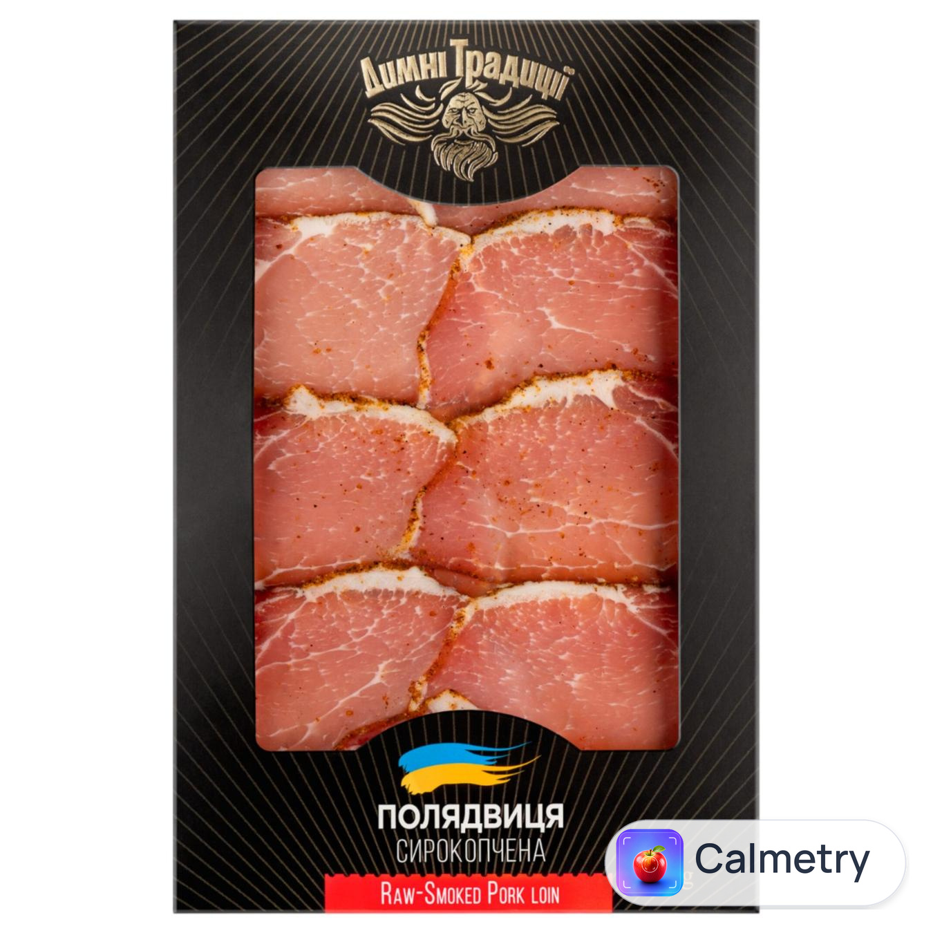Полядвиця Димні Традиції сирокопчена вищий сорт 60г — фото продукту