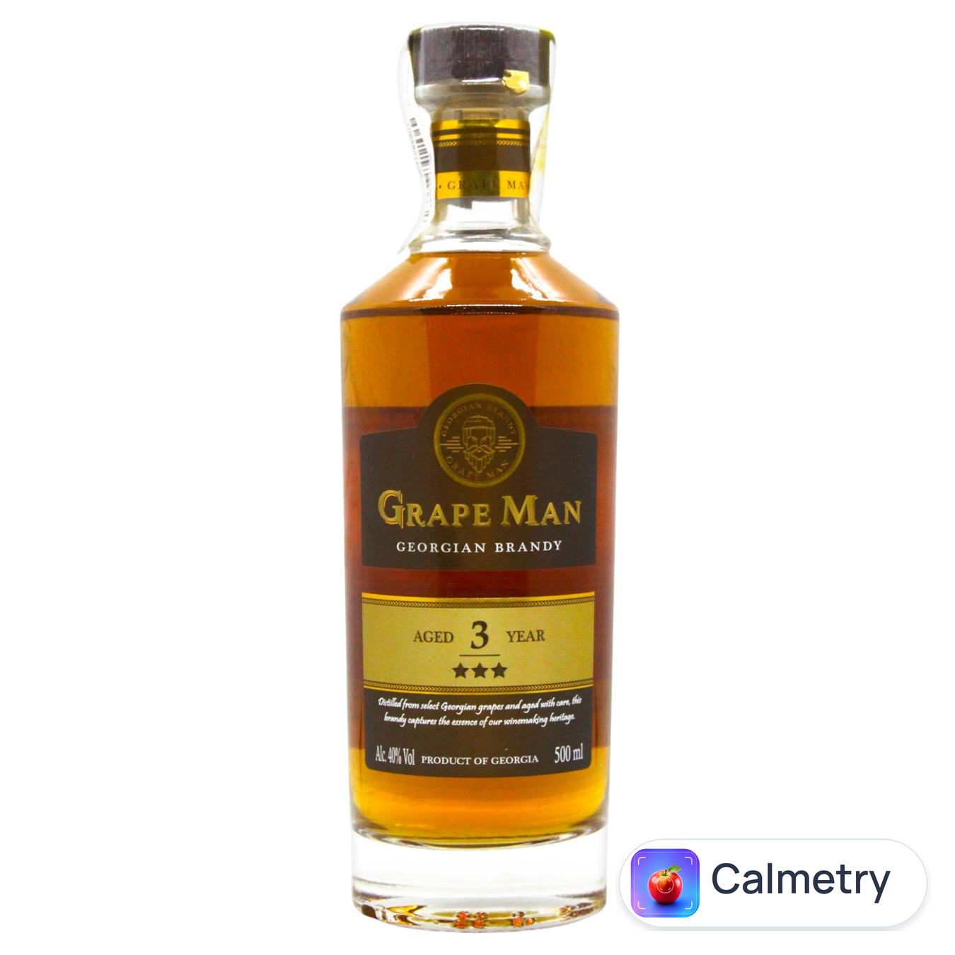 Бренді Grape Man 3 роки 40% 0,5л
