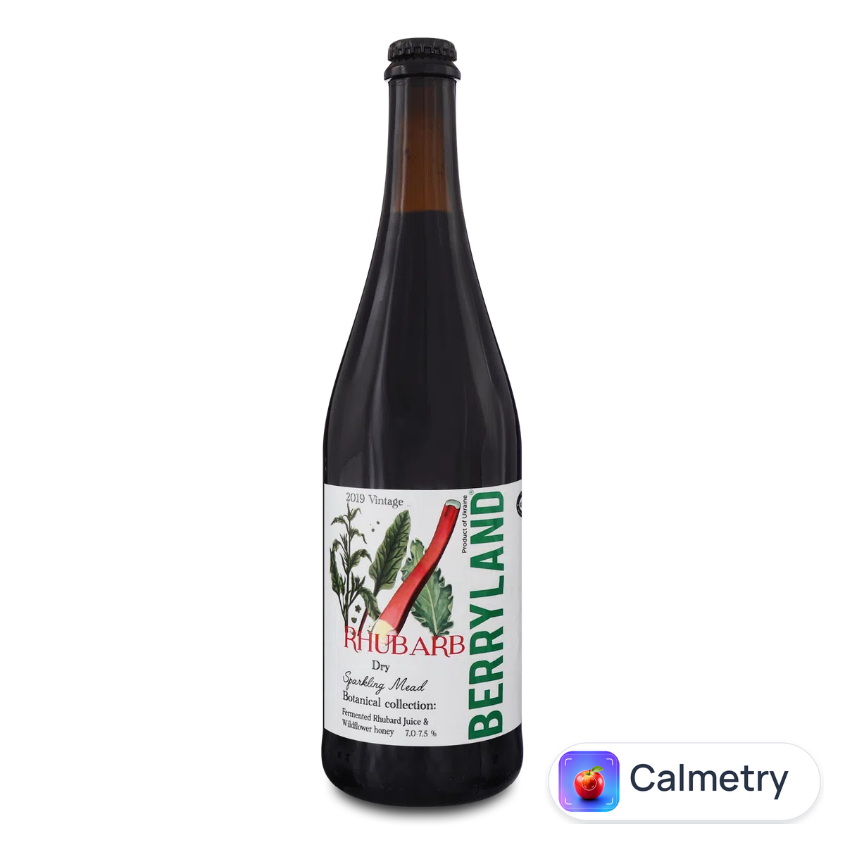 Напій зброджений «Лавка традицій» Berryland мед питний Rhubarb сухий 0,75л