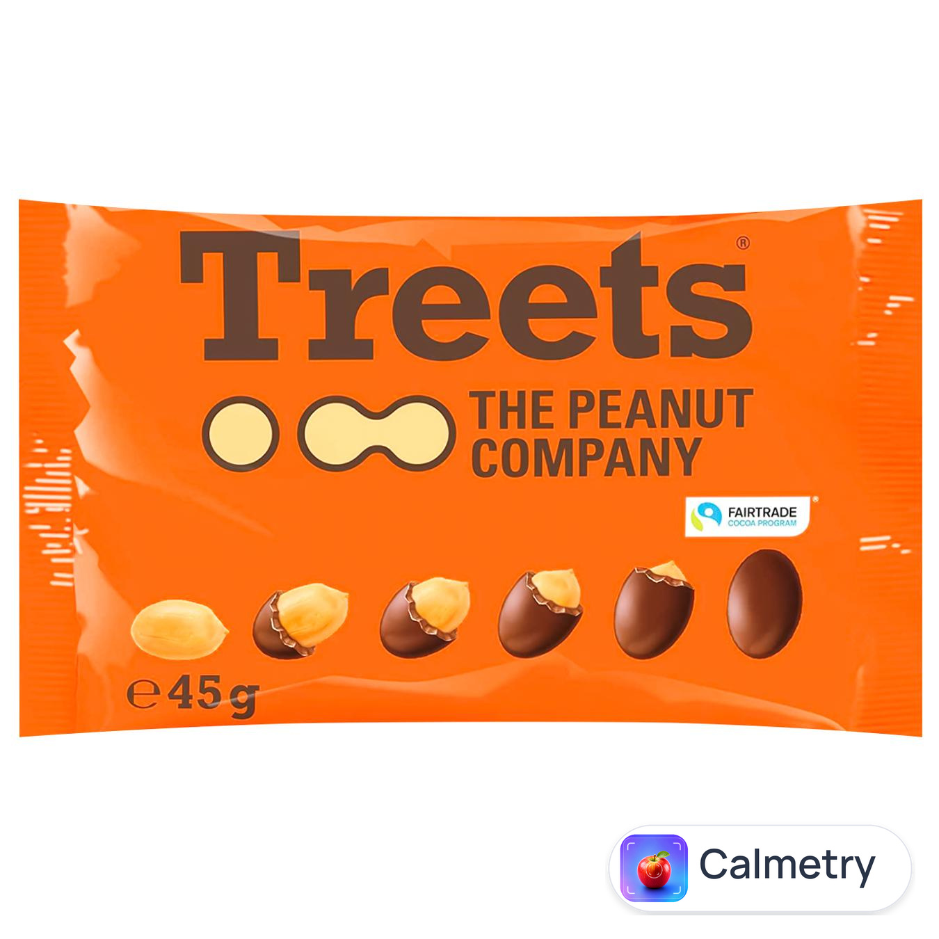 Драже Treets Арахіс в молочному шоколаді 45г