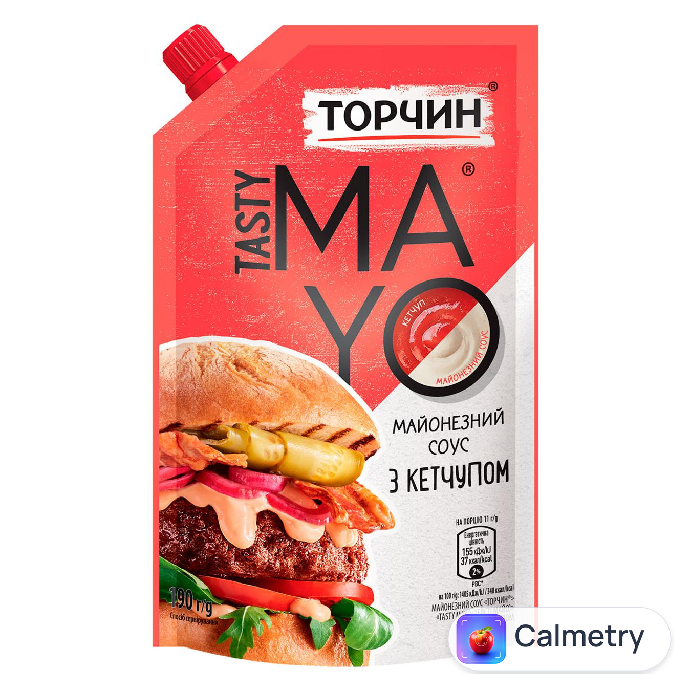 Майонезний соус ТОРЧИН® Tasty Mayo з кетчупом 190г — фото продукту