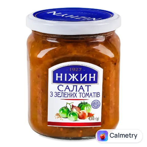 Салат Ніжин з томатів зелених пастеризований с/б