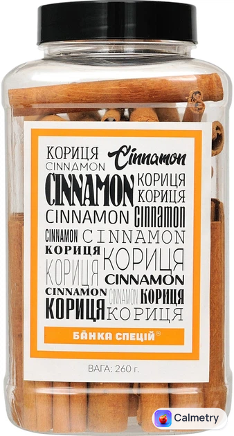 Кориця Банка спецій палички 260 г