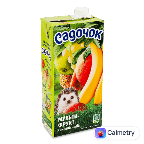 Напій соковий Садочок мультифрукт з м'якоттю, 0,95л