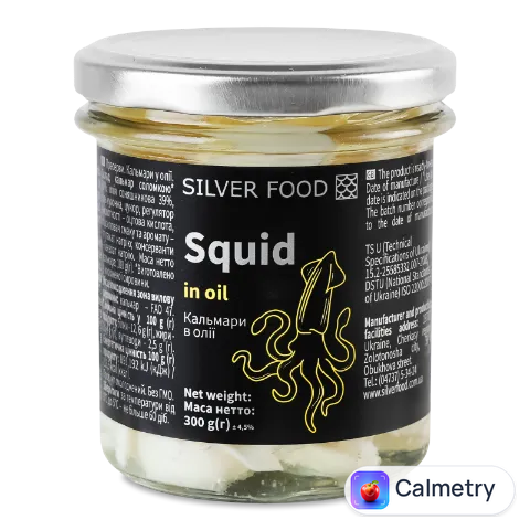 Кальмари Silver Food в олії 300г