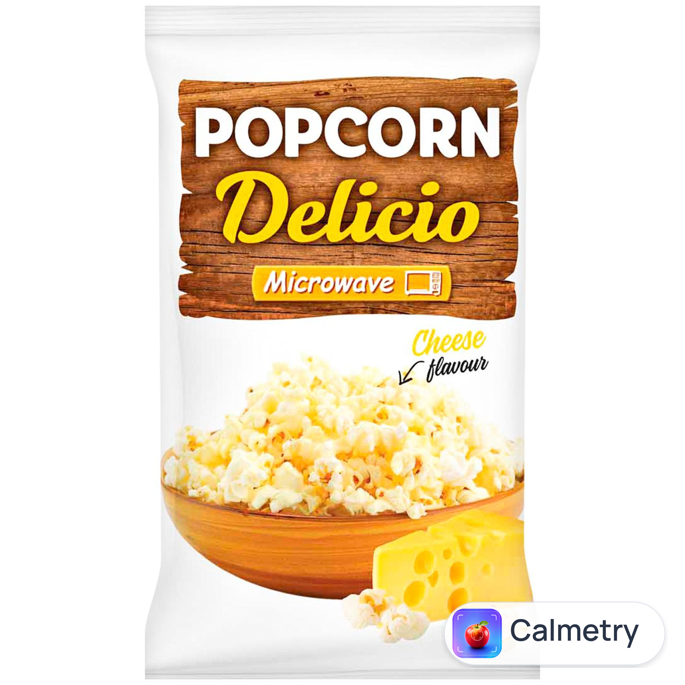 Попкорн Delicio для мікрохвильової печі зі смаком сиру 90г