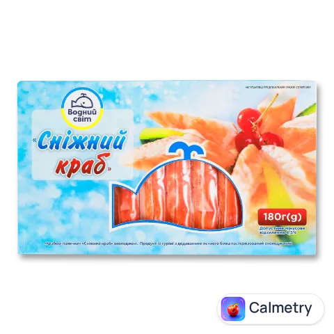 Палочки крабові Водний світ Сніжний краб 180г