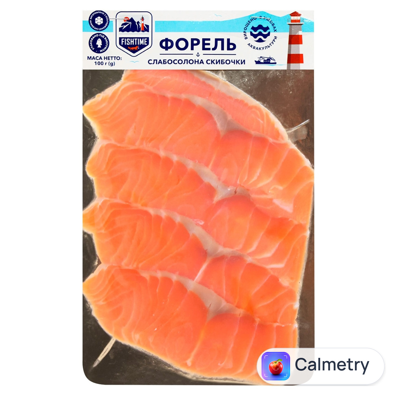 Форель Fishtime слабосолона скибочки 100г