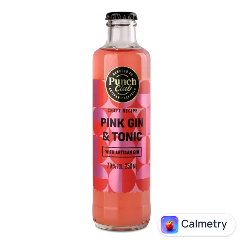 Напій слабоалкогольний Punch Club Pink Gin & Tonic газований