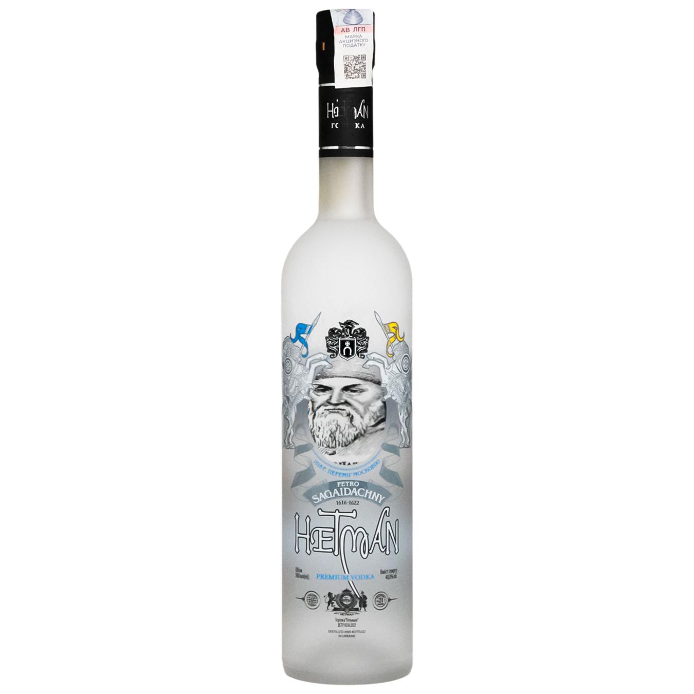 Горілка Гетьман 40% 0,5л — фото продукту