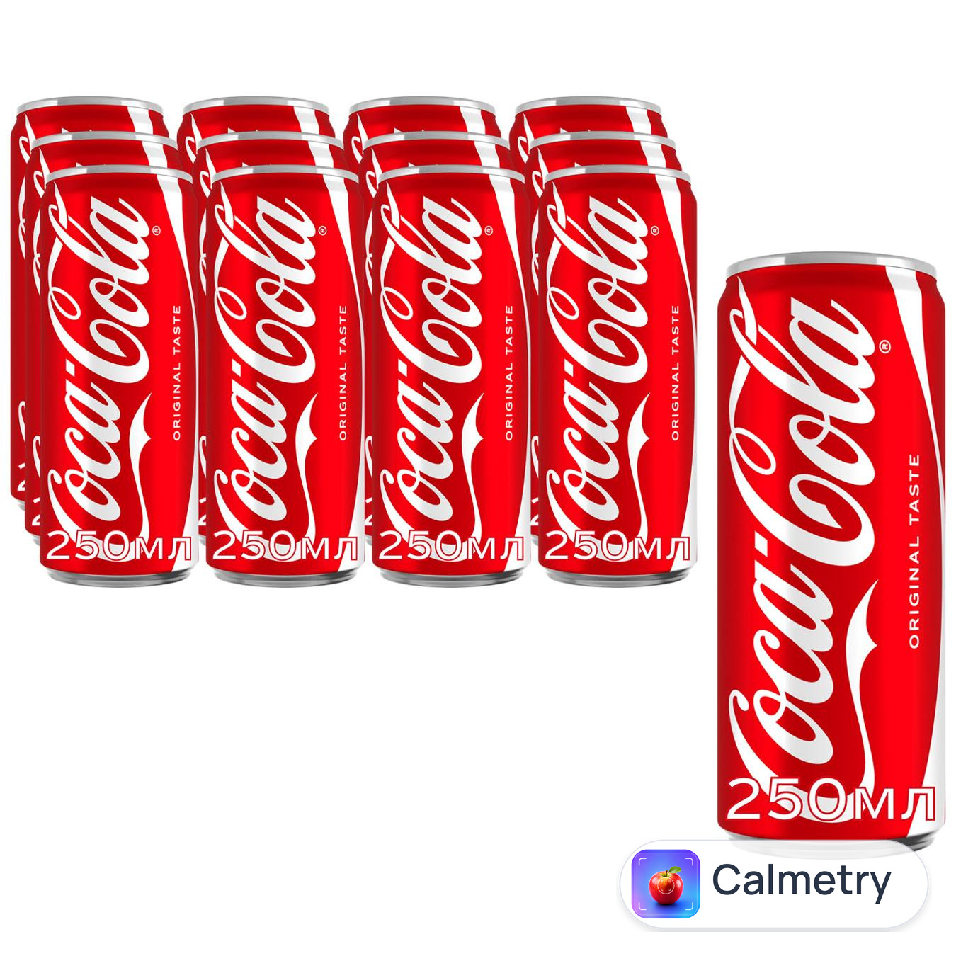 Напій газований Coca-Cola 250мл 12шт