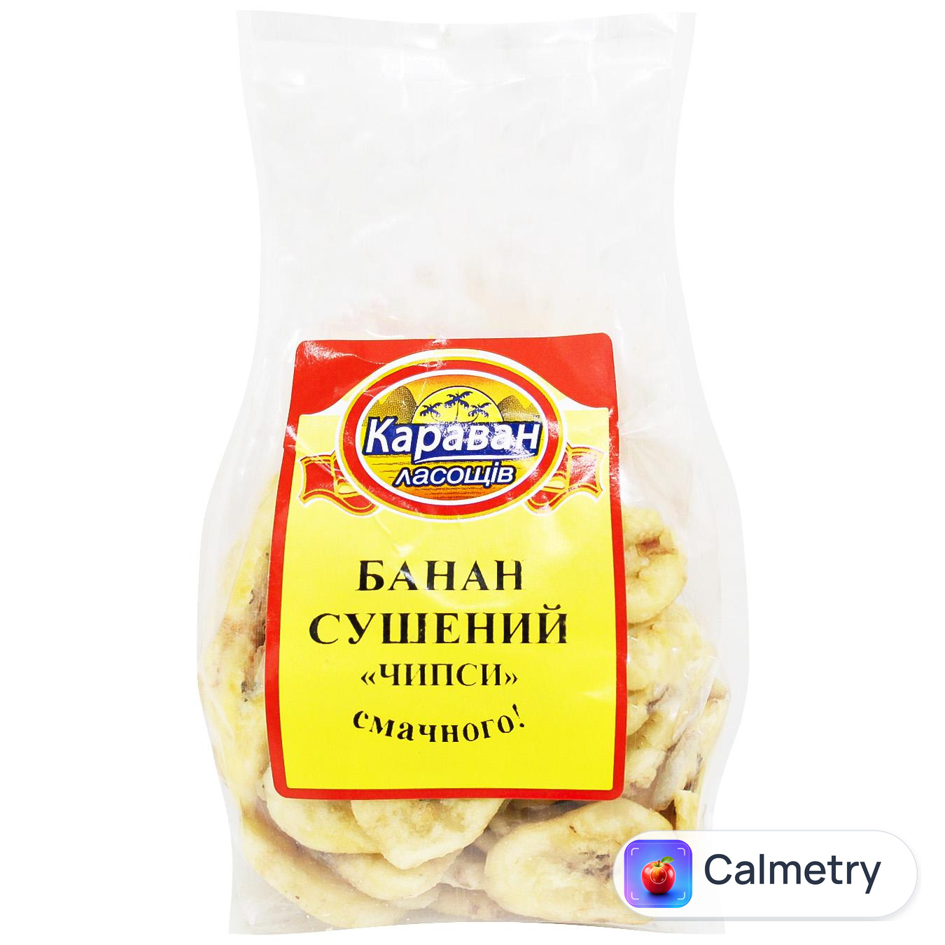 Банан Караван ласощів сушений чипси 85г