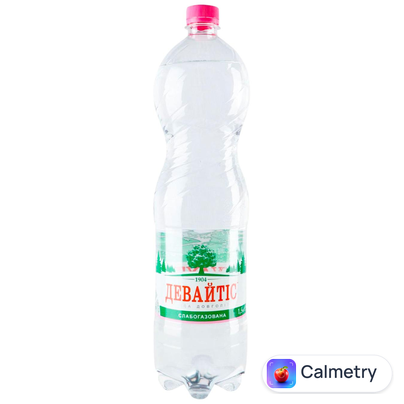 Вода мінеральна Девайтіс слабогазована 1,5л — фото продукту